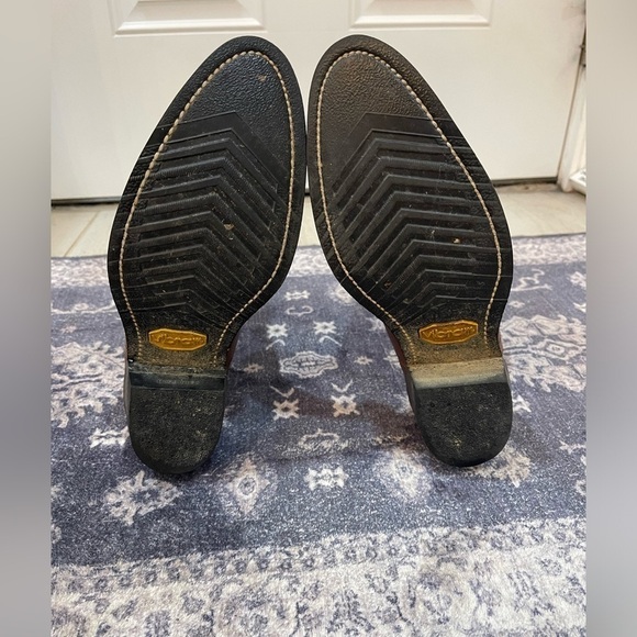 Men’s Mason Western Leather Work Boots Sz 8D - Picture 4 of 4